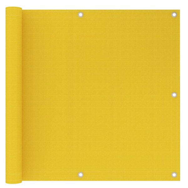 vidaXL Balkónová markíza žltá 90x300 cm HDPE