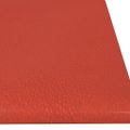 vidaXL Nástenné panely 12 ks červené 60x15 cm umelá koža 1,08 m²