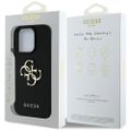 Puzdro Guess Hardcase PU Grained Big 4G and Classic Logo pre iPhone 16 Pro 6,3" čierne