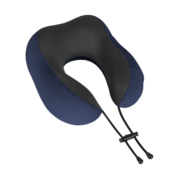 Pěnový cestovní polštář MEMORY, REBEL ACTIVE RBA-5003-BL