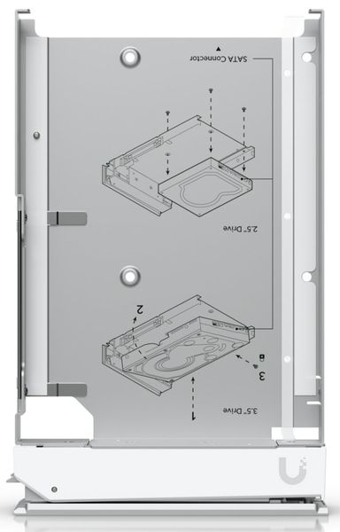Ubiquiti UniFi 3.5" HDD Tray - Rámeček pro 3,5" a 2,5" disky, kompatibilní s UniFi Dream Machine, UNVR a UNAS