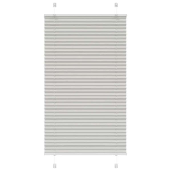 vidaXL plisovaná roleta svetlosivá 70x150 cm Šírka látky 69,4 cm