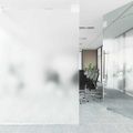 vidaXL Okenné fólie matné biele PVC