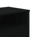 vidaXL TV stolík čierny 122x34x41 cm kompozitné drevo