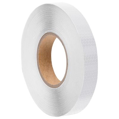vidaXL Reflexná páska biela 2,5 cmx50 m PVC