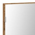 vidaXL Zrkadlo Staré drevo 80 x 37 cm Sklo a inžinierske drevo