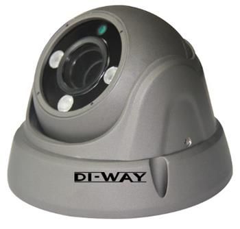 DI-WAY AHD anti-vandal vonkajší dome IR kamera 720P, 2,8-12mm, 30m, 3x Array DI-WAY AHD anti-vandal venkovná dome IR kamera 720P, 2,8-12mm, 30m, 3x Array