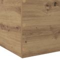 vidaXL Rám postele na podlahe Dub artisan 80 x 200 cm Kompozitné drevo