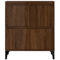 vidaXL Komoda hnedý dub 60x35x70 cm spracované drevo