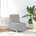 vidaXL Bezrúčková modulárna sofa jednotka 3 ks Oblá šedá látka