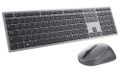DELL KM7321W bezdrátová klávesnice a myš GER/ německá Set klávesnice a myši, bezdrátový, GER, nemecké rozložení, QWERTZ, šedo-cerný