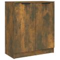 vidaXL Komody 2 ks dymový dub 60x30x70 cm spracované drevo