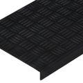 vidaXL Schodiskové stupne 10 ks 25x75 cm guma