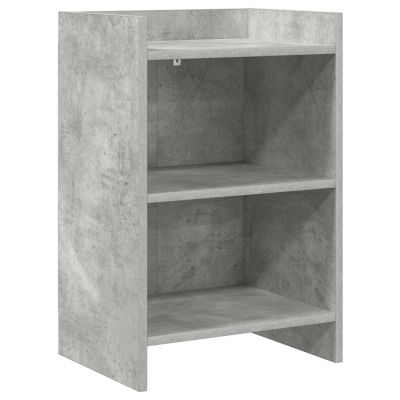 vidaXL Nočné stolíky Betónovo sivá 40 x 30 x 60 cm Kompozitné drevo