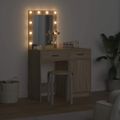 vidaXL Toaletný stolík 2 ks Hnedá 50 x 41 x 135 cm Kompozitné drevo
