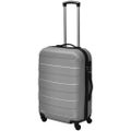 vidaXL Sada 3 škrupinových kufrov s kolieskami,strieborná 45,5/55/66cm