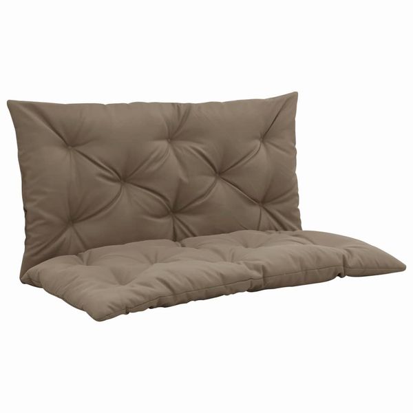 vidaXL Podložka na hojdacie kreslo, sivohnedá 100 cm, látka