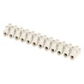 Skrutková svorkovnica 12× 6–10 mm2, 450 V, biela, EMOS A4103