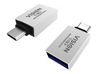 USB adaptér - USB-C (M) do USB typ A (F) - USB 3.1 Gen 2 - biela