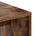 vidaXL Stôl Dymová dub 133,5 x 50 x 124 cm 2 ks