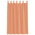 vidaXL Voile Záclony s pútkami 2 ks Terakota 140x175 cm