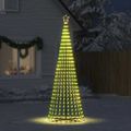 vidaXL LED vianočný stromček 475 LED teplá biela 247 cm