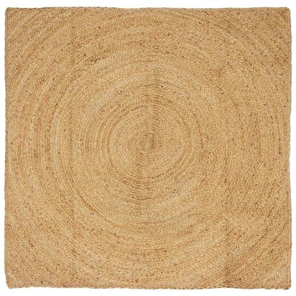 vidaXL Kusové koberce Prírodná 120 x 120 cm Juta