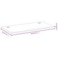 vidaXL Doska stola 80x40x1,5 cm bambus