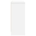 vidaXL Servírovacia skriňa Biela 88,5 x 27,5 x 63,5 cm