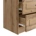 vidaXL Nočný stolík Dub artisan 62 x 34,5 x 44,5 cm Kompozitné drevo