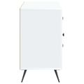 vidaXL Servírovacia skriňa Biela 89 x 34,5 x 60 cm Kompozitné drevo