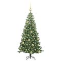 vidaXL Vianočný stromček Zelená 120 cm PVC