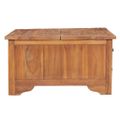 vidaXL Konferenčný stolík s vyklápacou doskou 65x64x35 cm tíkový masív