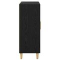 vidaXL Servírovacia skriňa Čierny dub 69,5 x 34 x 90 cm