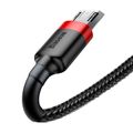 Kábel Baseus Cafule Micro USB 1,5A 2 m (červený+čierny)