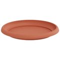 vidaXL Kvetináče 24 ks Tehlovo červená Ø 30 x 25 cm Plast