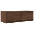 vidaXL TV stolíky 2 ks hnedý dub 80x31x25,5 cm spracované drevo