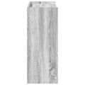 vidaXL Regál na topánky sivý dub sonoma 60x25x62 cm spracované drevo