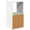 vidaXL Nočný stolík Biela 30,5 x 27 x 59,5 cm Kompozitné drevo