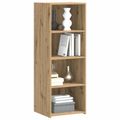 vidaXL Highboard Dub artisan 45 x 41 x 124 cm Kompozitné drevo
