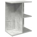 vidaXL Nočné stolíky 2 ks betónovosivý 46,5x29x61 cm spracované drevo
