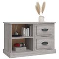 vidaXL TV skrinka sivá sonoma 73x35,5x47,5 cm spracované drevo