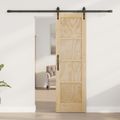 vidaXL Posuvné dvere ORKDAL 61 x 198,5 cm Borovicový masív Prírodná