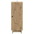 vidaXL Servírovacia skriňa Dub artisan 33 x 34,5 x 90 cm