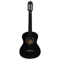 vidaXL Klasická gitara pre začiatočníkov deti s taškou čierna 1/2 34"