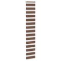 vidaXL Zebra roleta hnedá 40x230 cm šírka látky 35,9 cm polyester