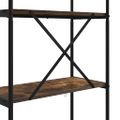 vidaXL Regál na knihy 4 úrovní 60 x 30 x 146 cm Kompozitné drevo