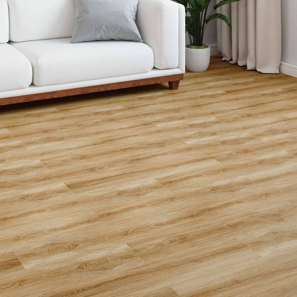 vidaXL Laminátová podlaha 5 pcs Rustikálna hnedá 101 x 20 x 0,8 cm