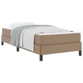 vidaXL Rám postele s matracmi Kapučínová 90 x 200 cm látka