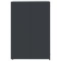 vidaXL Úložisko na 5 koše na kolieskach antracitové 345x79x117 cm oceľ